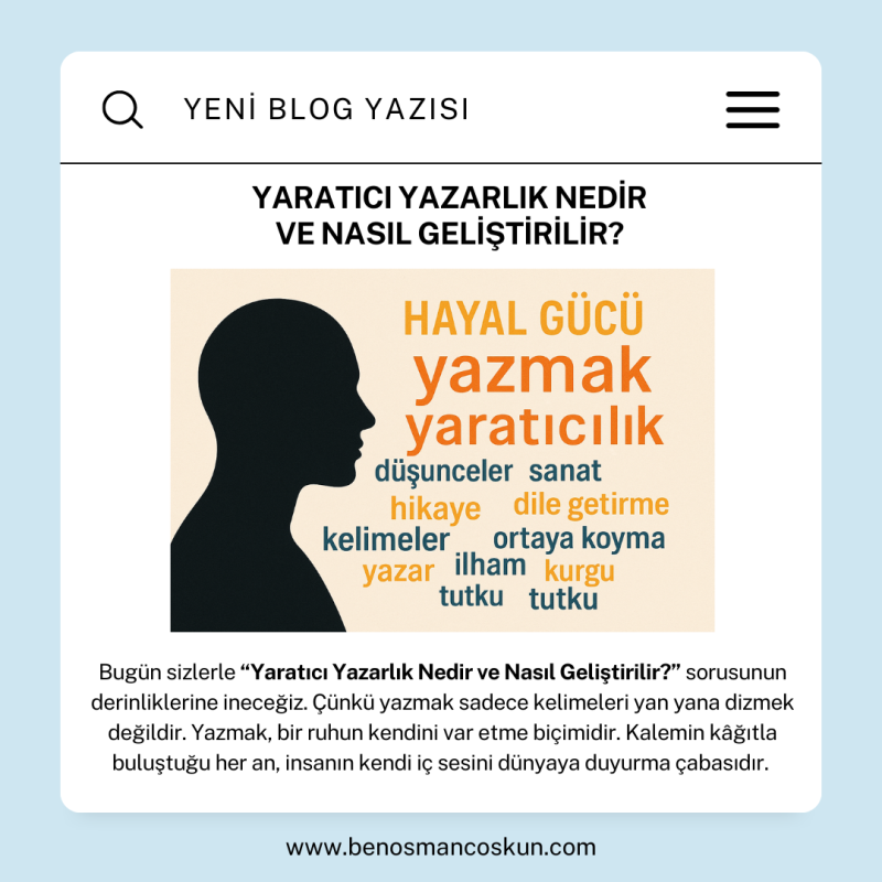 Yaratıcı Yazarlık Nedir ve Nasıl Geliştirilir? – Hayal Gücüyle Yazmanın Gücü